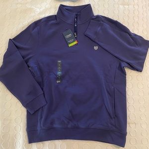 NWT!!! Chaps blue/purple fleece pullover